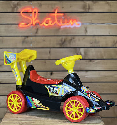 Толокар машинка каталка Orion Формула Супер спорт 894 чорно-червоно-жовтий