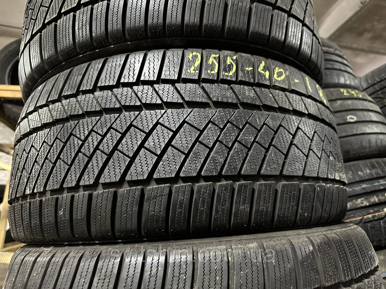 Шини зима 255/40R18 Continental TS830P протектор 7mm 2018рік, фото 1