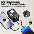 УМБ Promate Mavrix-20 20000 mAh, USB-С/USB-A порти, USB-С/Lightning конектори, Apple Watch Charger Black (mavrix-20.black), фото 6
