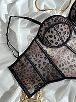 Бюстьє для жінки. Трендовий жіночий одяг. Топ леопардовий., фото 8