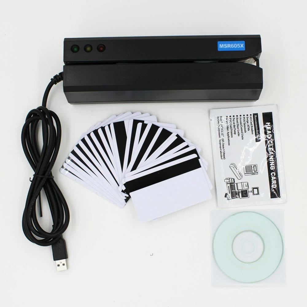 Новий MSR605X USB-пристрій для зчитування карток magcard buildin адаптер сумісний для Windows Mac msr206 msr x6 msrx6bt