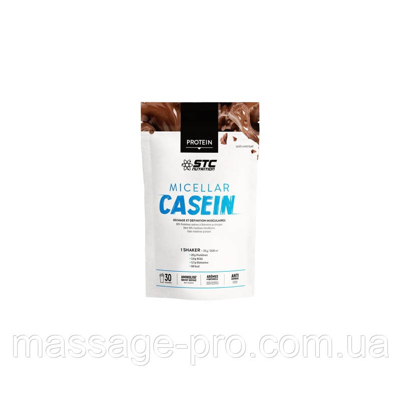 Протеїн Stc Nutrition Miccelar Casein Chocolat 750 г Міцелярний казеїн з шоколадом Високопротеїнова суміш, фото 1