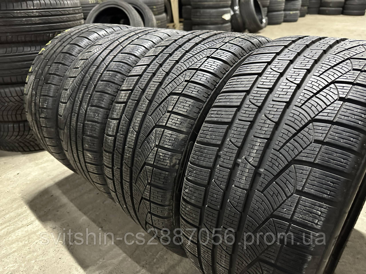 Шини зима 255/40R18 V Pirelli Sottozero 240 протектор 7-7.5mm 2019рік, фото 1