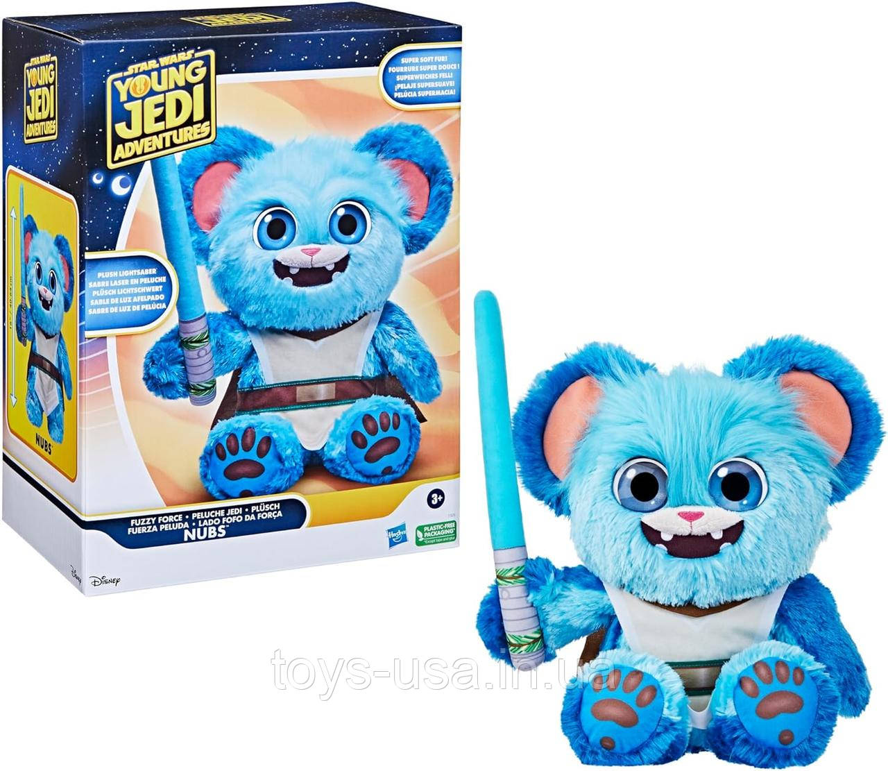 Плюшева іграшка Зоряні війни Юний Джеді Набс Star Wars: Young Jedi Adventures Fuzzy Force Nubs Plush