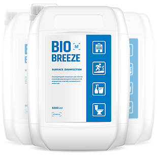 Концентрат для дезінфекції та знезараження (для поверхонь) BIO BREEZE-HF 5000мл