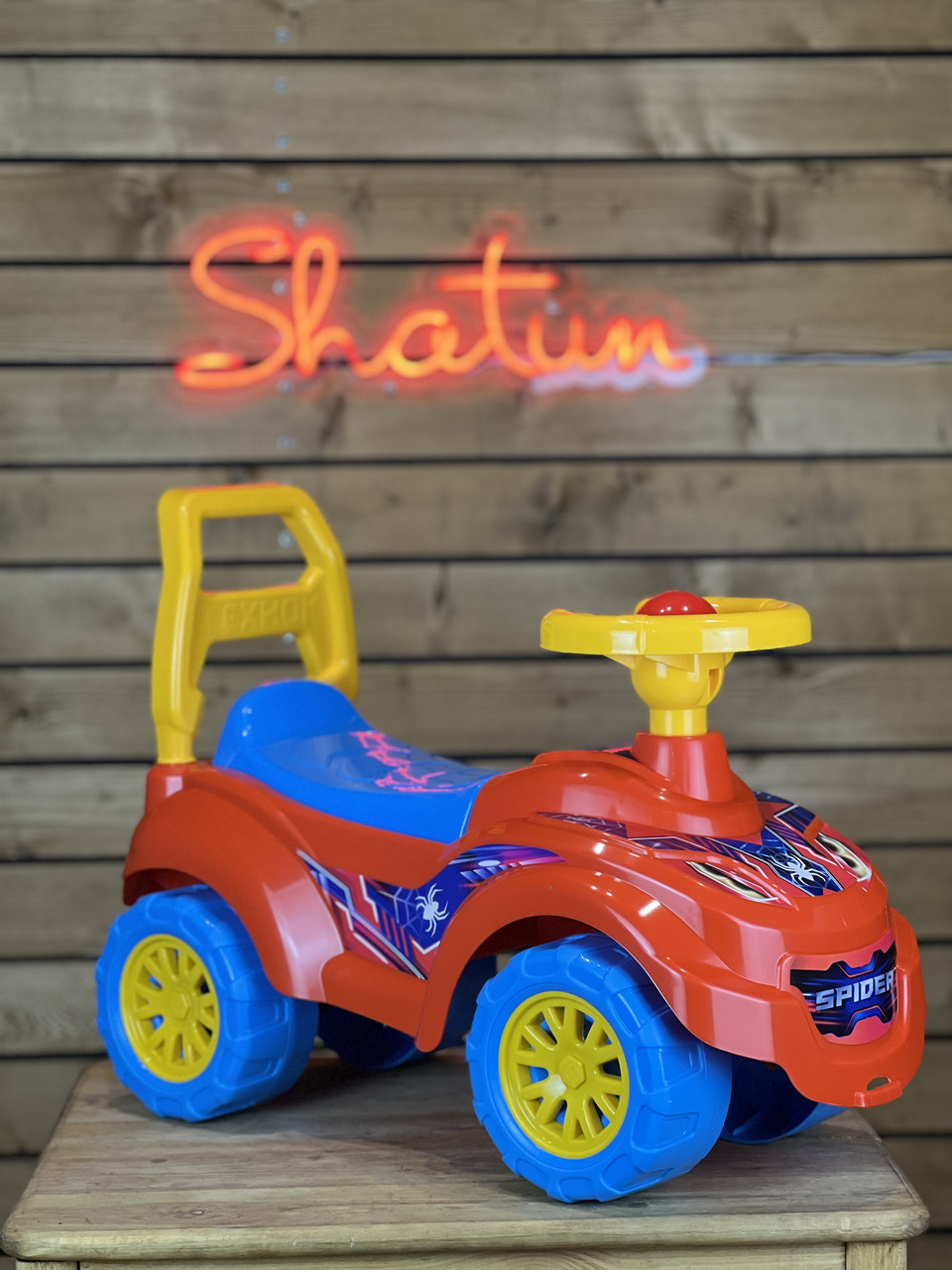 Толокар машинка каталка Technok Toys Спайдер 3077, фото 1