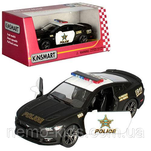 Машина — метал. "Kinsmart" "2015 Ford Mustang GT w/ printing", в кор. 16*8*7,5 см (96 шт./4)