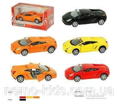Машина — метал. "Kinsmart" "Lamborghini Gallardo", в кор. 16*8,5*7,5 см (96 шт./4)