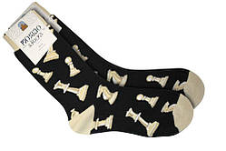 Шкарпетки високі Moxiao принт. Шахи один раз. 39-43, пак. 22*8см