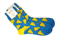 Шкарпетки високі Moxiao принт. Пицца разм. 40-45, пак. 22*8см