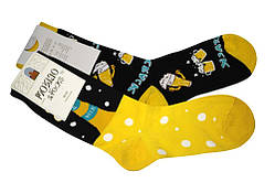 Шкарпетки високі Moxiao принт. Пиво разм. 36-40, пак. 22*8см