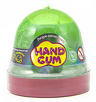 Лізун-антистрес ТМ Mr.Boo "Hand gum Зелений" 120 г, у баночці 7*6 см (24 шт.)