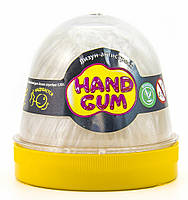 Лізун-антистрес ТМ Mr.Boo "Hand gum Біле срібло" 120 г, у банці 7*6 см (24 шт.)