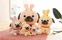 М'яка іграшка 2 кольори, цуценя, висота іграшки 45 см (60 шт.)