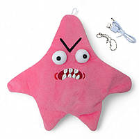 М'яка іграшка Зірочка ANGRY STAR, звук, підсвітка, у пак. 20*15см