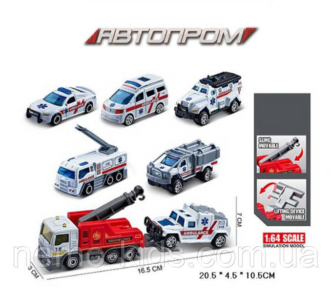 Машина металева "АВТОПТОМ", планшет 20,5*10,5*4,5 см (96 шт./2)