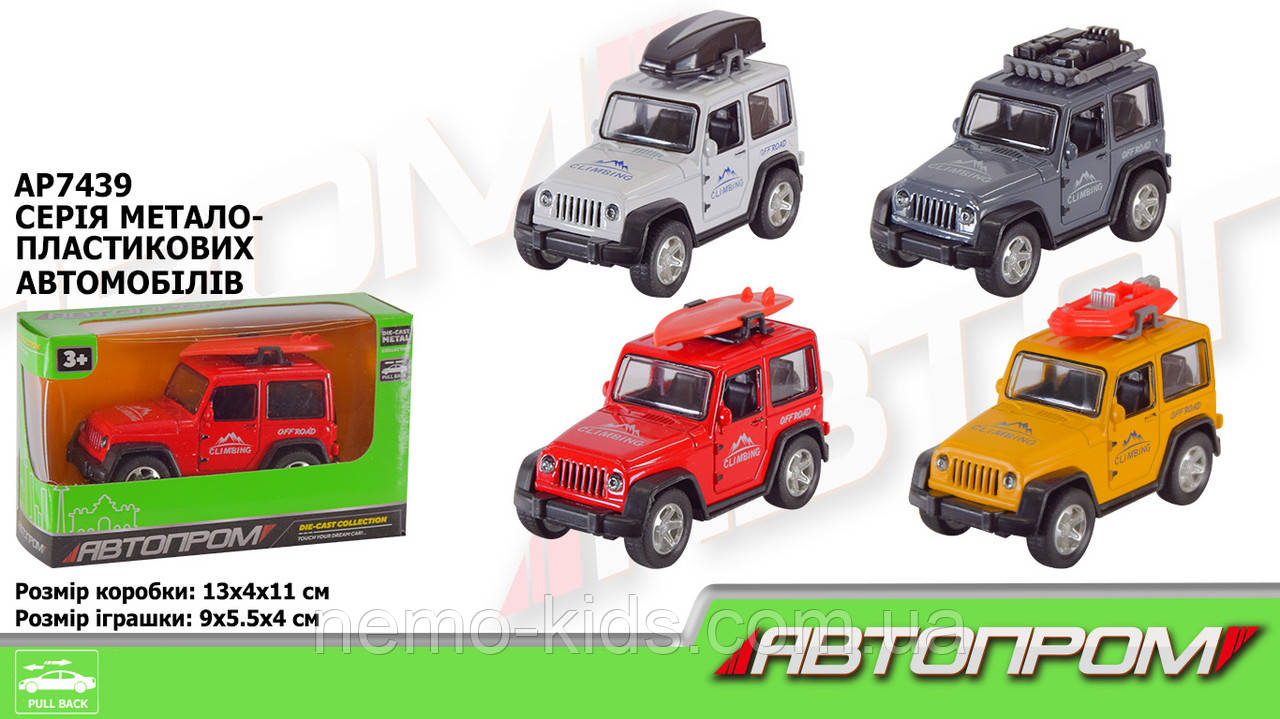 Машина метал. "АВТОПРОМ", в кор. 13*4*11см (96шт/2)