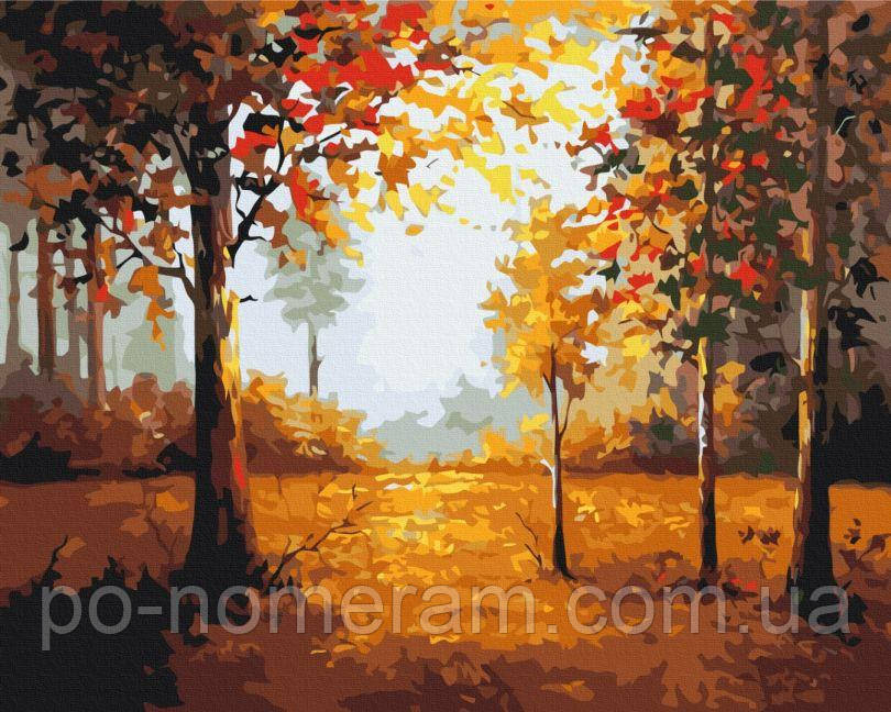 Полотно для малювання BrushMe Куточок осені (BSM-B52206) 40 х 50 см, фото 1