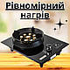 Одноконфорочна газова плита настільна з можливістю вбудовування побутова врізна плитка настільна пічка - фото 7 - id-p2413749508