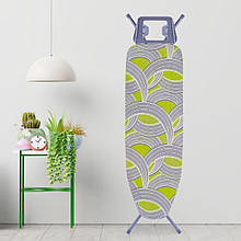 Змінний чохол на прасувальну дошку BrightPrints без основи #3 Півкола смуги на салатовому 130х52 см