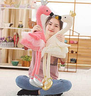 М'яка іграшка 2 кольори, "Фламінго", висота 80 см (60 шт.)