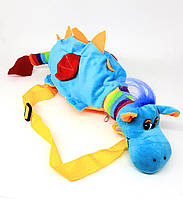 Рюкзак "Дракончик" зі смугастим хвостом, 45 см