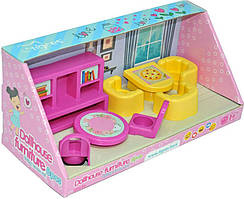 Меблі для ляльок, вітальня, набір 8 елементів, у кор. 30*13*13см, ТМ Wader