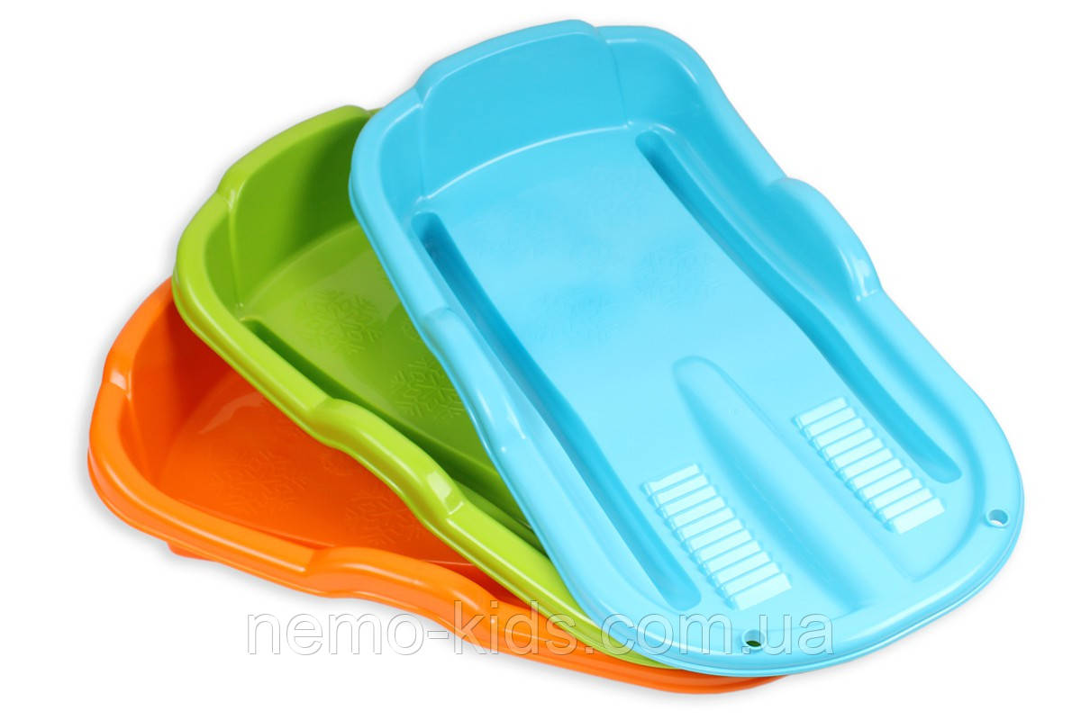 Сани-льодянка, з морозостійкого пластику 62*36*15.5 см, ТМ Технок, Україна (10 шт.), фото 1