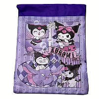 Сумка - рюкзак SanrioKuromi, в пак. 35*27см
