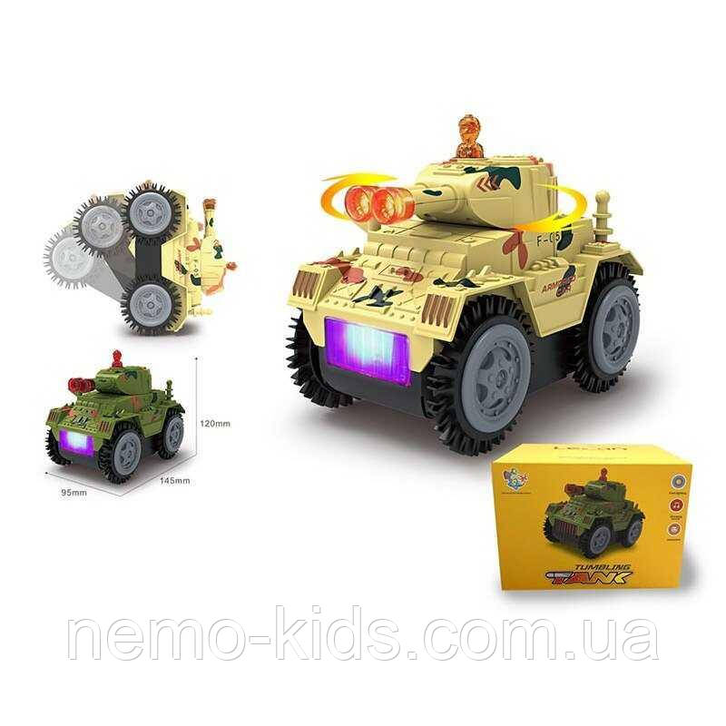 Перевертень 2 різновиди, танк, звук, підсвітка, у кор. 15*11*10,5 см (84 шт./2)