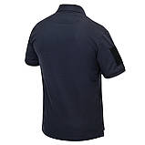Тактичне поло CoolPass Velcro Dark blue темно-синє - WinTac, фото 4