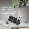 УМБ Promate Nanopack-5 5000 mAh, USB-C порт, USB-C штекер, Lightning конектор Вlack (nanopack-5.black), фото 8