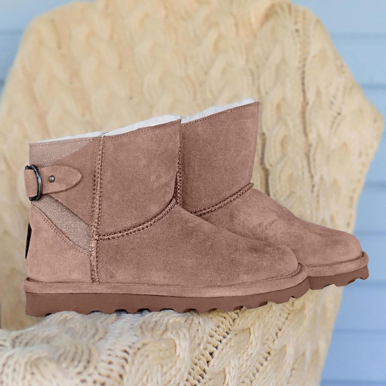 Bearpaw Betty жіночі зимові замшеві уги з оздобленням., фото 1