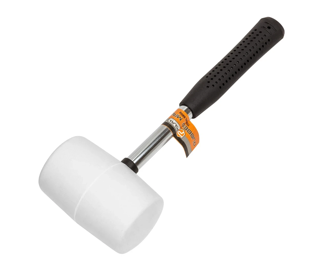 Киянка гумова з метал/ ручкою, біла 70 mm, 680 g, фото 1