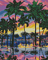 Алмазна мозаїка "Райський відпочинок" 40х50 см, термопакет, ТМ Ідейка, Україна