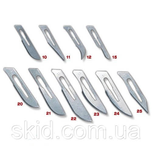 Лезвие хирургическое для скальпеля, размер 11-24 20 (ID#2413922810 ...