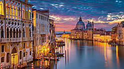 Алмазна мозаїка "Закот над каналом у Венеції", без підрамника, 35*45 см, ТМ Dreamtoys