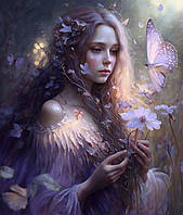 Алмазна мозаїка "Лісова німфа", 40*50 см, на рамці, ТМ Dreamtoys