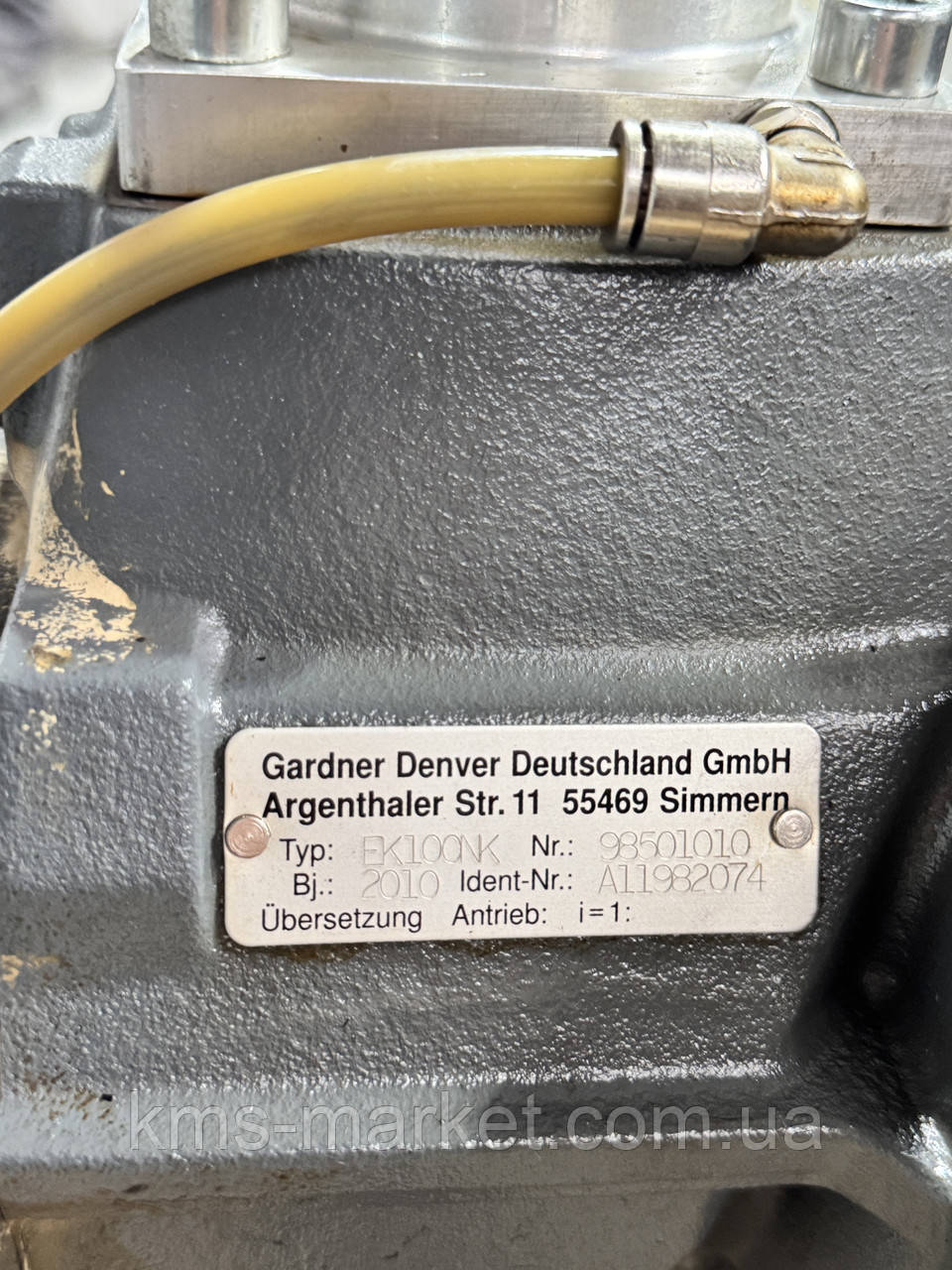 Ремонт компресора EK100NK гвинтового блока Gardner Denver Compair