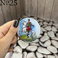 Значок сувенірний No25, 5,7 см, пак. 7*8см