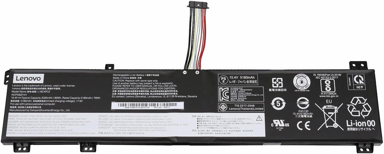 Оригінальна батарея для ноутбука Lenovo Legion 5-15ARH05H 5-15IMH05H 5-17IMH05H 7-15IMH05 - L19M4PC2 L19C4PC2