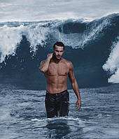 Алмазна мозаїка "Мучина на тлі бурхливого океану", 40*50 см, на рамці, ТМ Dreamtoys