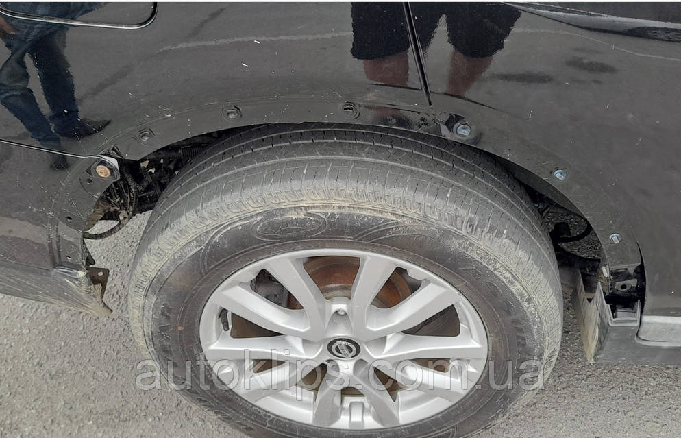 ri Набор клипс крепления ЗАДНЕЙ колесной 1-арки Nissan X-TRAIL Rogue