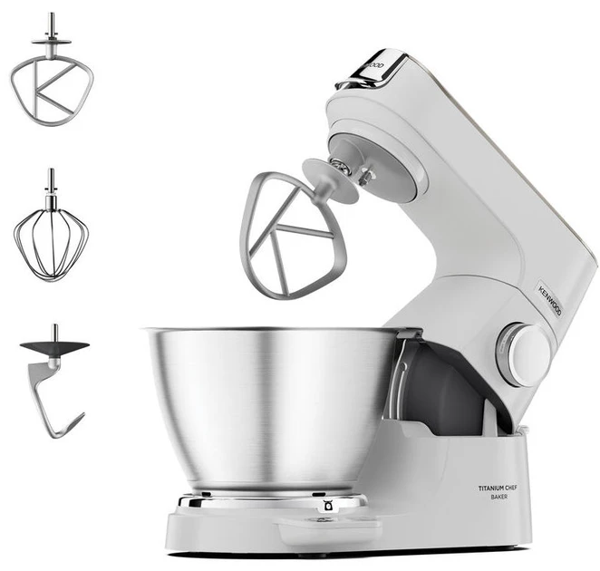 Універсальна кухонна машина Kenwood KVC 65001 WH Titanium Chef Baker стаціонарний кухонний комбайн