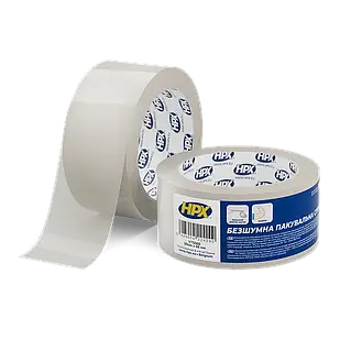 "Безшумна"- 50мм х 66м, прозора, пакувальна клейка стрічка HPX