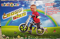 Велобіг 10", EVA-колеса (Cross bike) білий, у кор. 56*37*15 см, ТМ KINDER WAY, Україна (1 шт.)