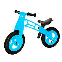 Дитячі велобіг Cross bike БЛАКИТНИЙ, колеса 12" EVA, Дитячий транспорт велобіг