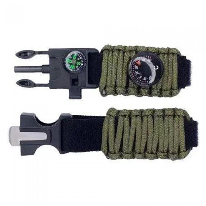 Ремінець для годинника PARACORD, ARMY GREEN, 32 мм