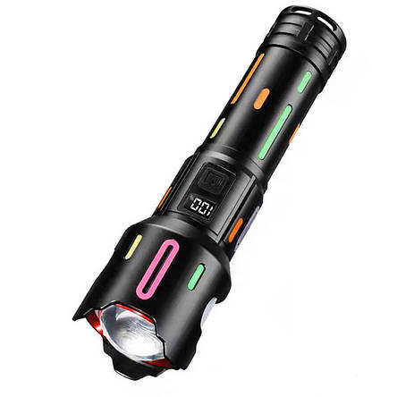 Ліхтар ручній BL-2405-TG, power bank, індикація заряду, ЗУ Type-C, zoom, фото 1