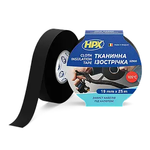Ізострічка HPX 105°С з віскози, 19мм x 25м
